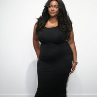 Second Skin Maxi Dress in Black