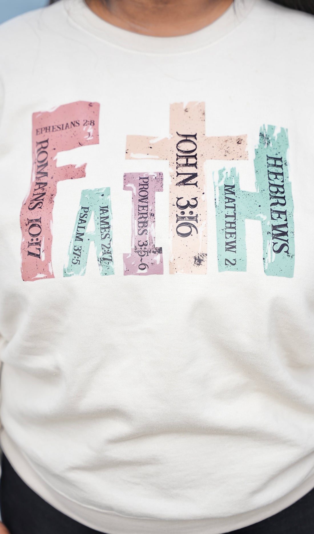 "Faith" Graphic Fleece Sweatshirt