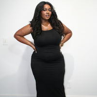 Second Skin Maxi Dress in Black