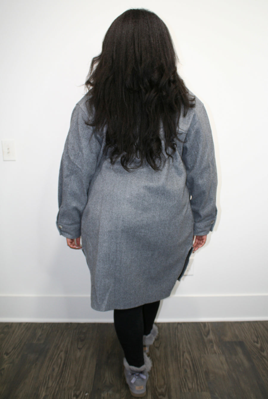 The Poised Allure Coat (Plus)