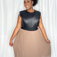 Monica Pleated Midi Skirt - Modestly Allure